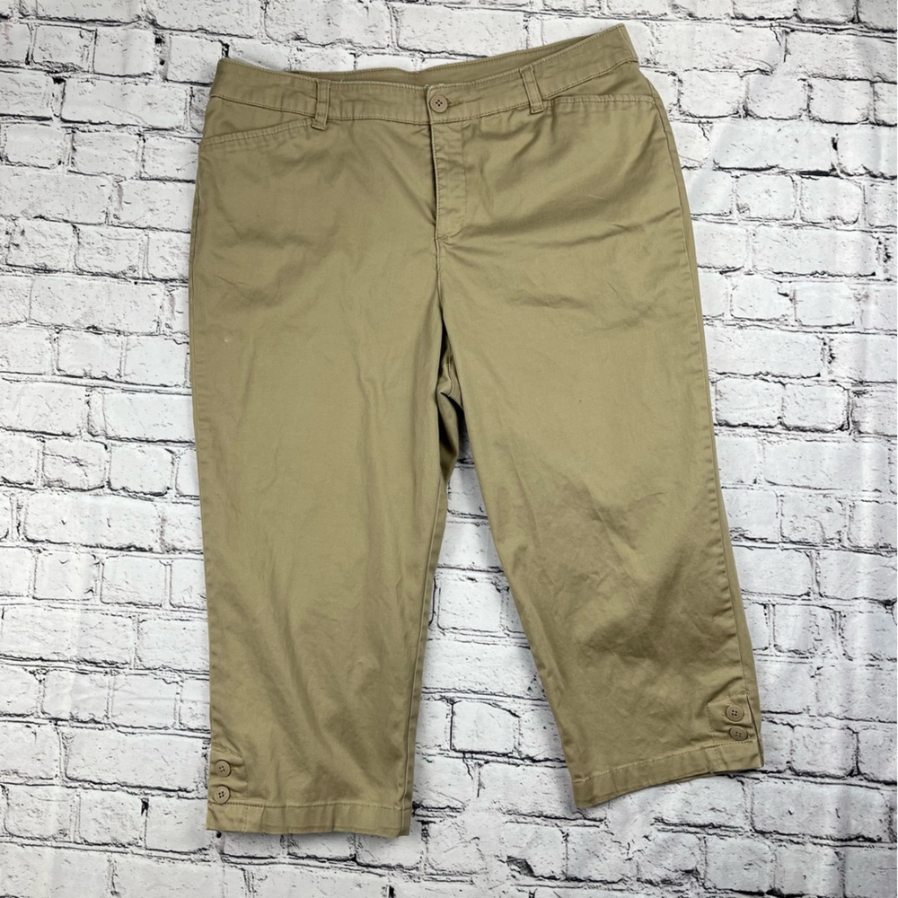 Croft & Barrow Classic Fit Stretch Capri 12